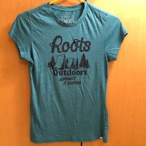 Roots camping tee shirt